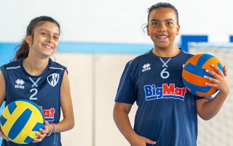 bigmat sponsor pallavolo costruiamo per lo sport bigmat pallavolo fipav costruiamo per lo sport